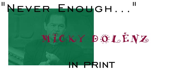 Micky Dolenz In Print